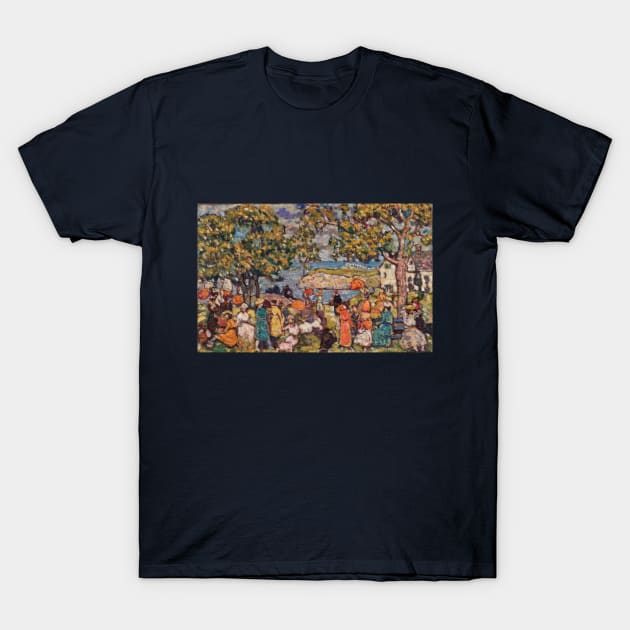 Picnic by Maurice Brazil Prendergast T-Shirt by MasterpieceCafe